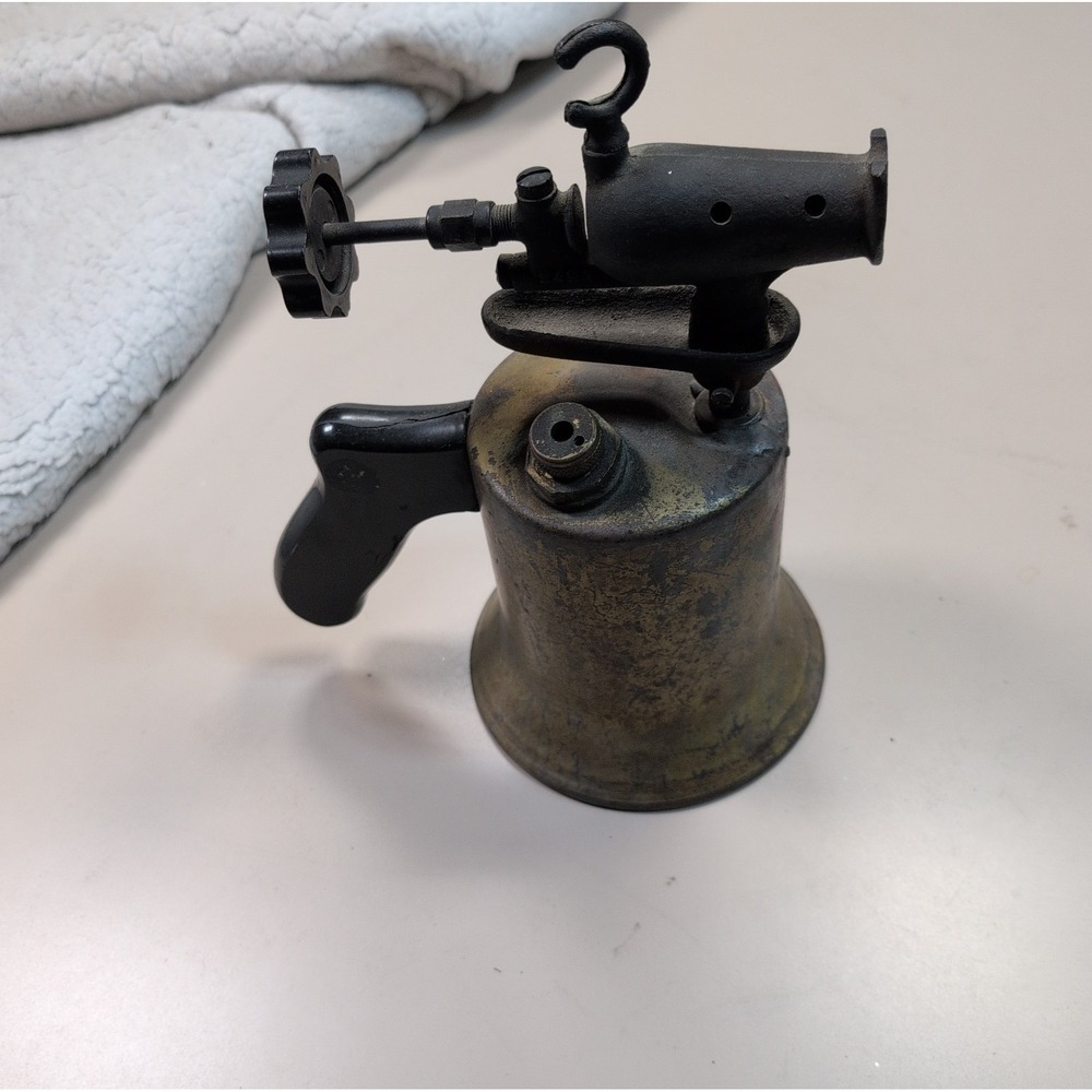 Vintage Collectible Blowtorch with Black Handle